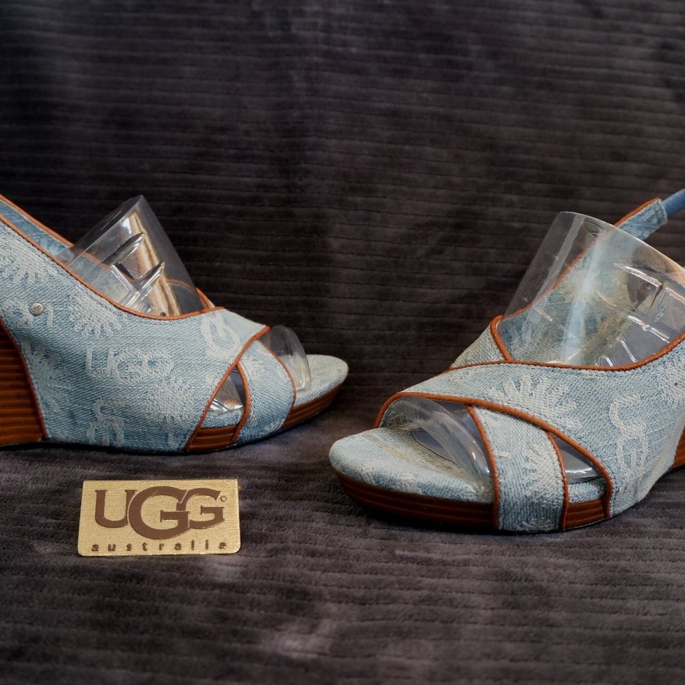 UGG - HAZEL WEDGE HEEL SANDALS "NEW SAMPLES"
